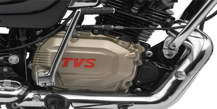 TVS Radeon 110cc Engine Closeup